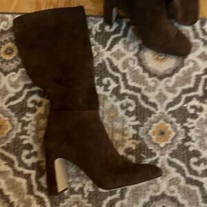 Next Dark Brown Heeled Boots
